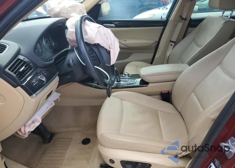 2014 BMW X3 xDrive28I z USA, uszkodzony, nr VIN 5UXWX9C52E0D31298